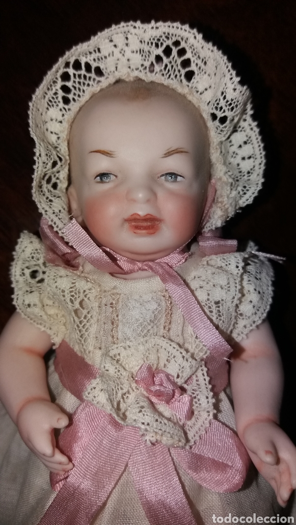 Mu&ntilde;ecas porcelana: Beb&eacute; Kaiser de porcelana 14cm con complementos - Foto 4