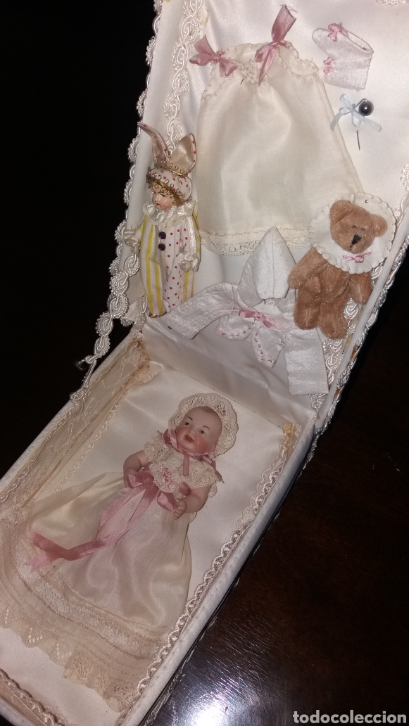 Mu&ntilde;ecas porcelana: Beb&eacute; Kaiser de porcelana 14cm con complementos - Foto 10