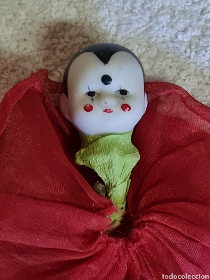 Mu&ntilde;ecas porcelana: Antiguo mu&ntilde;eco de solapa - Foto 2