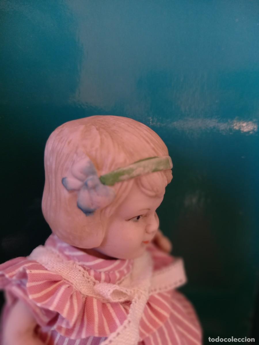 Mu&ntilde;ecas porcelana: Mu&ntilde;eca antigua 14 cm. - Foto 3