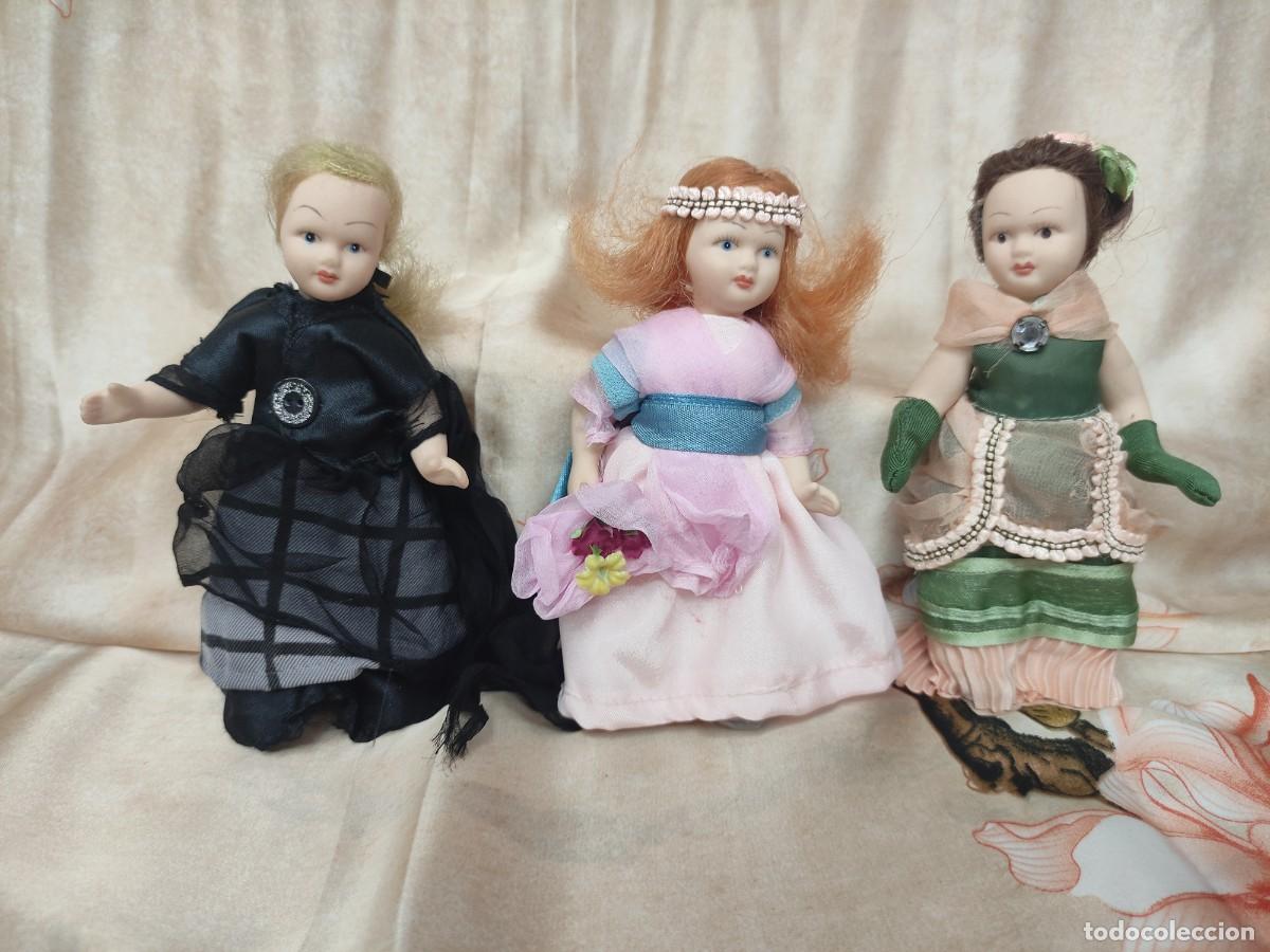 Muñecas porcelana: LOTE 3 MUÑECAS PORCELANA VICTORIANAS