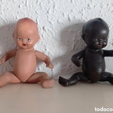 Bambole Porcellana: DOS MUÑECOS DE TERRACOTA ARTICULADOS TIPO KEWPIE.