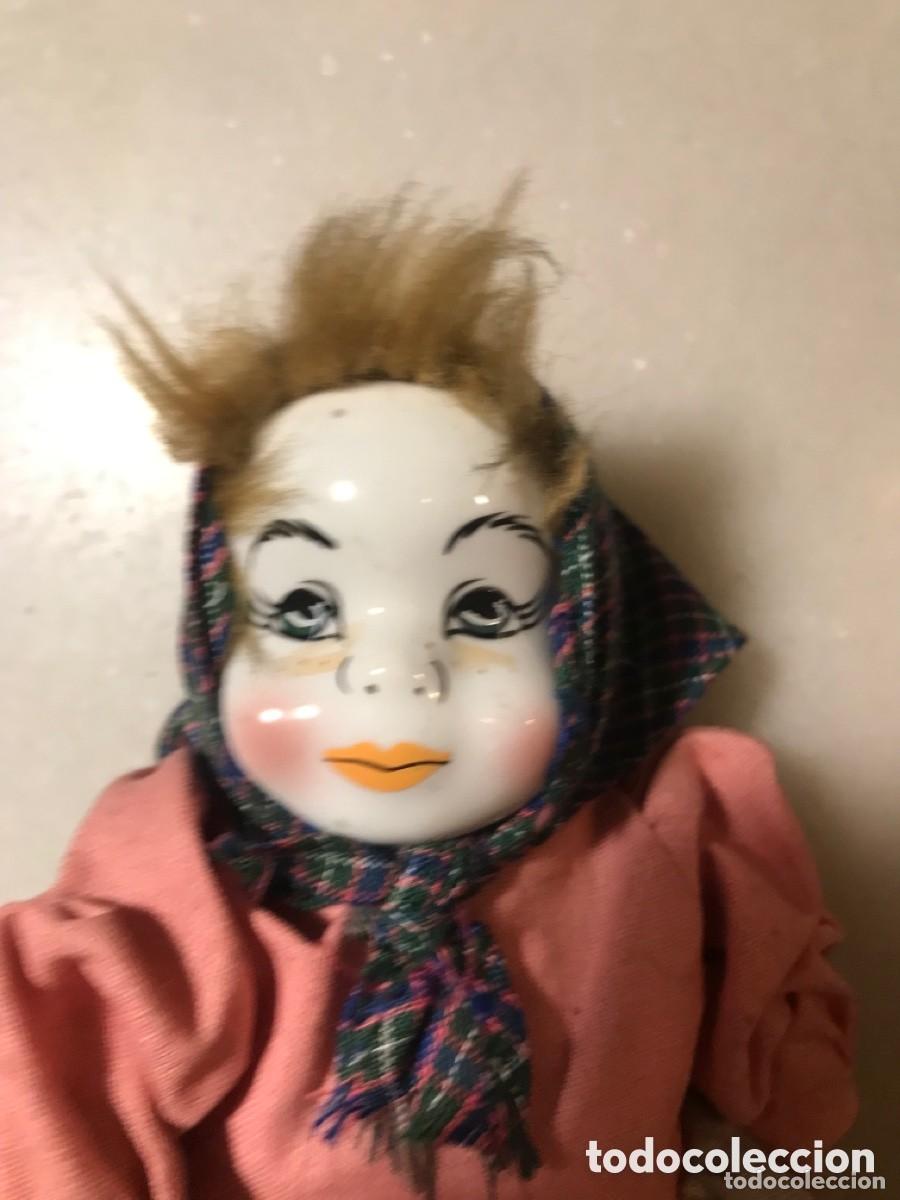 Mu&ntilde;ecas porcelana: Mu&ntilde;eca de trapo y ceramica - Foto 3
