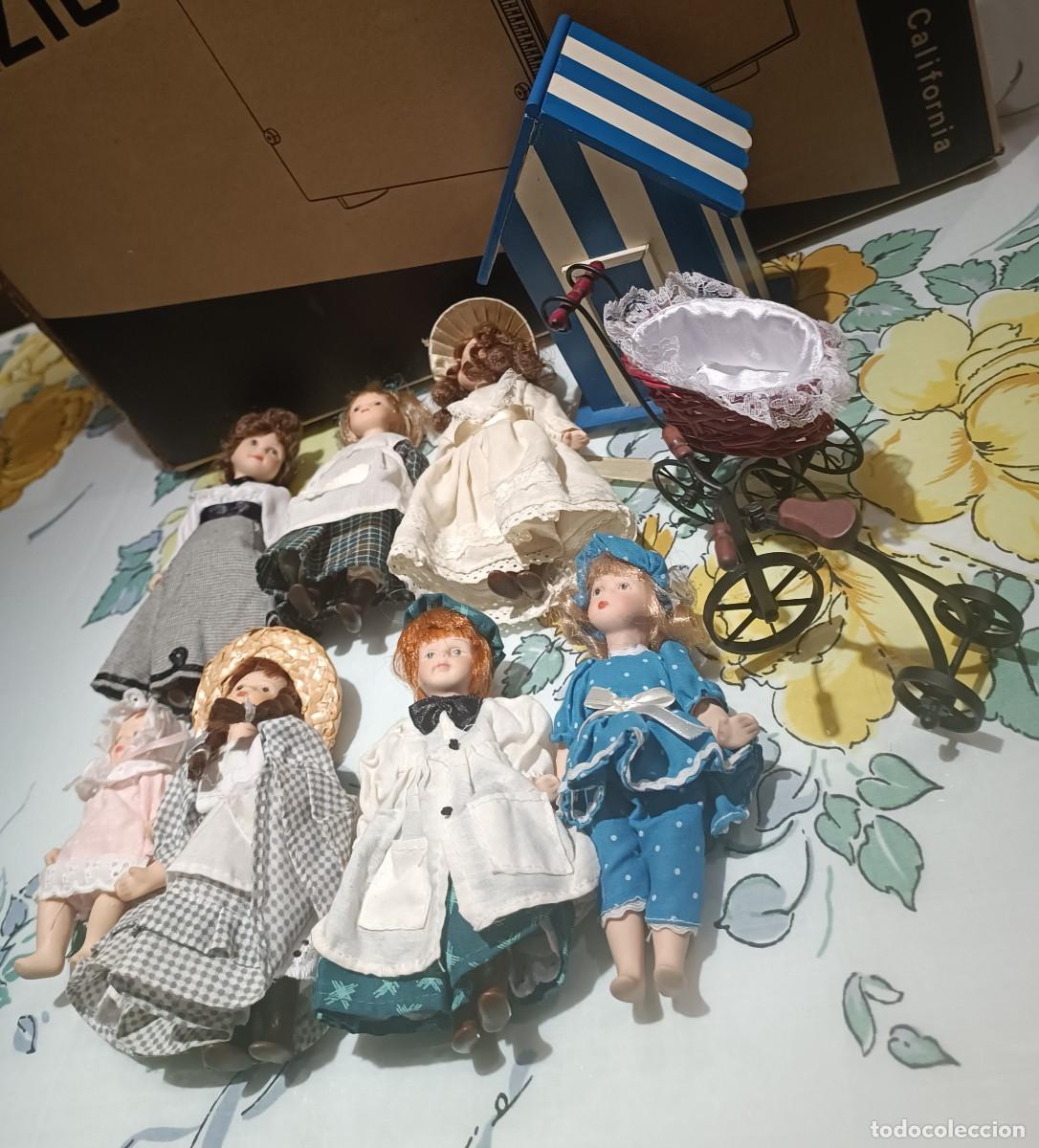 Mu&ntilde;ecas porcelana: Lote Mu&ntilde;ecas y complementos de porcelana - Foto 2