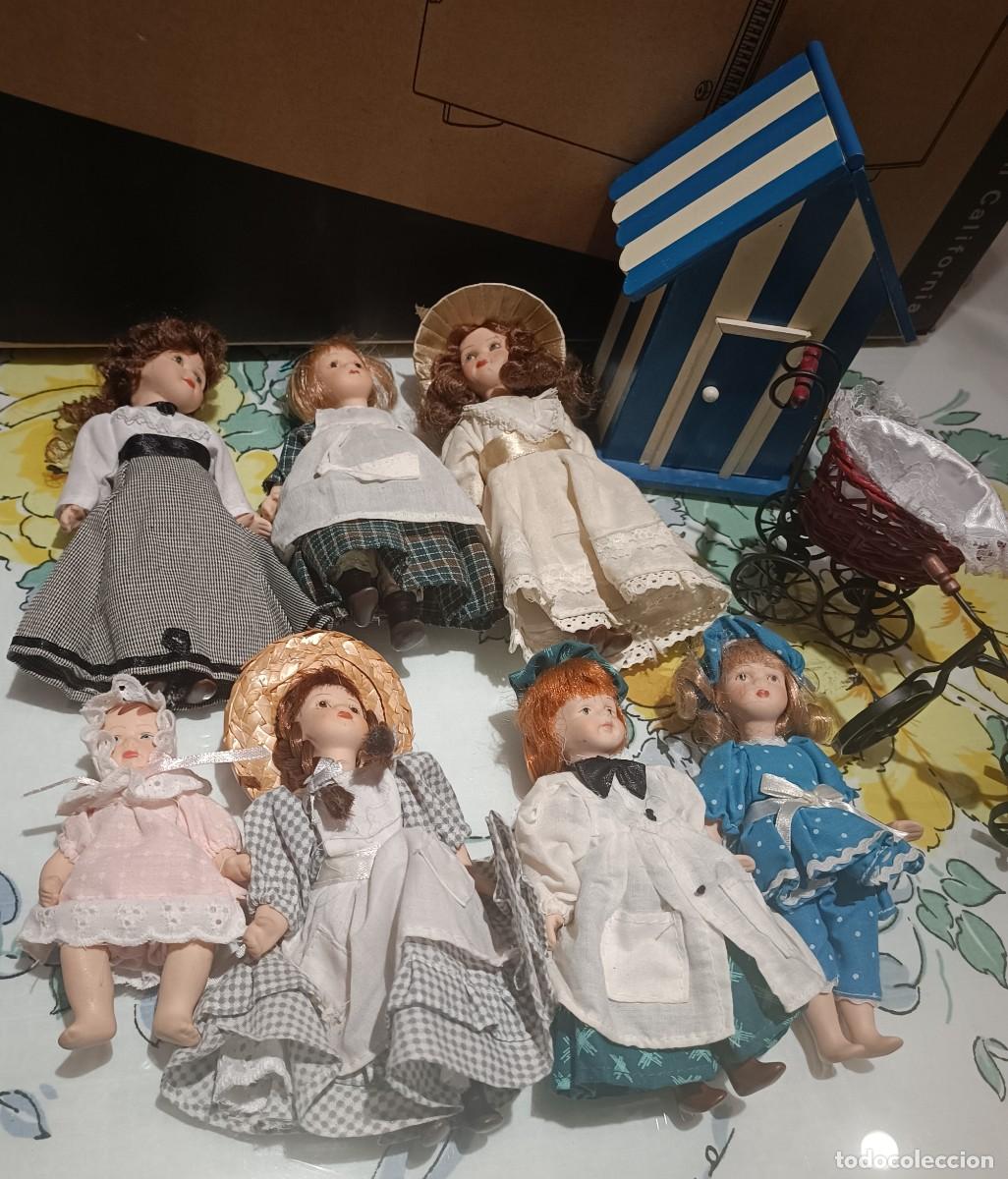 Mu&ntilde;ecas porcelana: Lote Mu&ntilde;ecas y complementos de porcelana - Foto 3