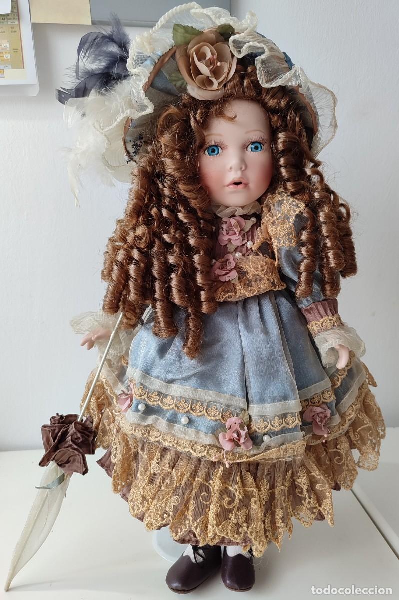 Mu&ntilde;ecas porcelana: Mu&ntilde;eca antigua de colecci&oacute;n. - Foto 1