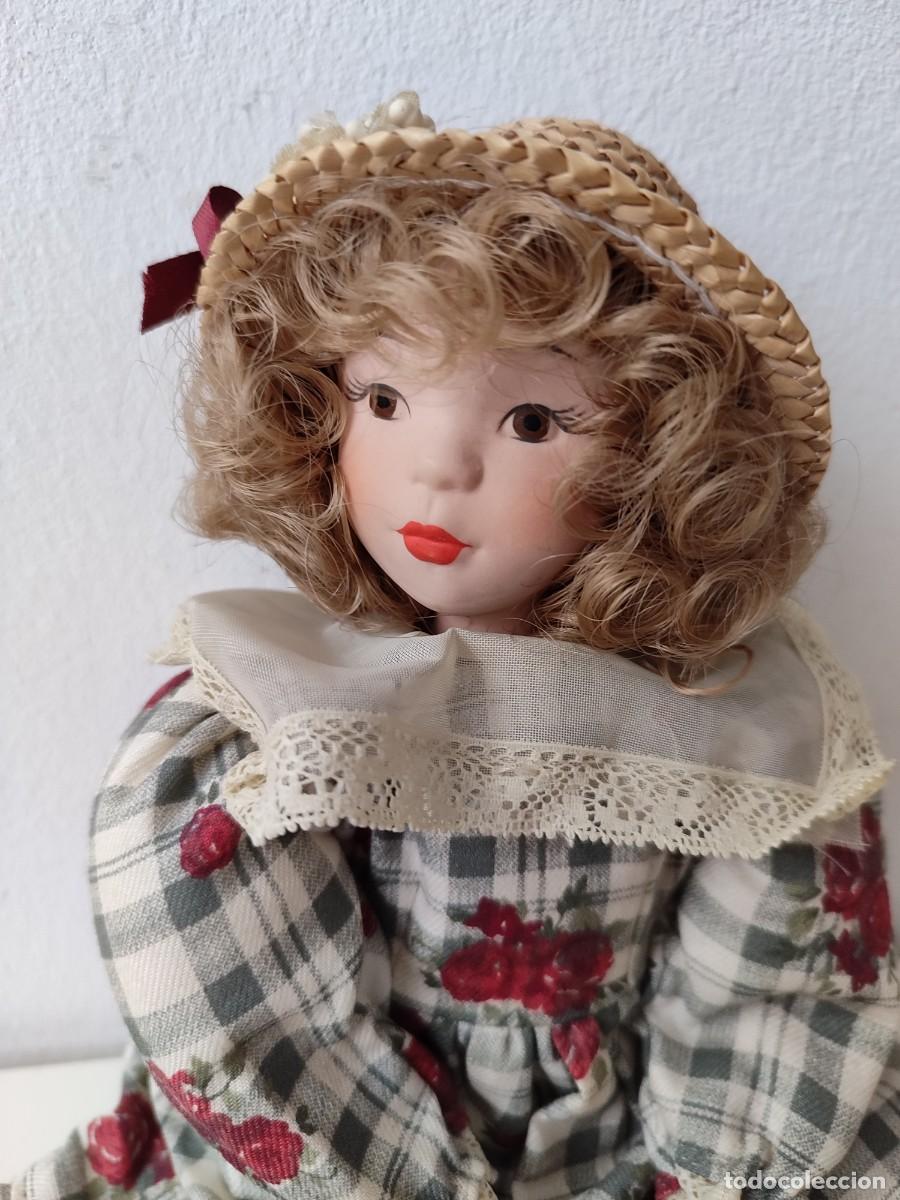 Mu&ntilde;ecas porcelana: Mu&ntilde;eca antigua de colecci&oacute;n - Foto 2