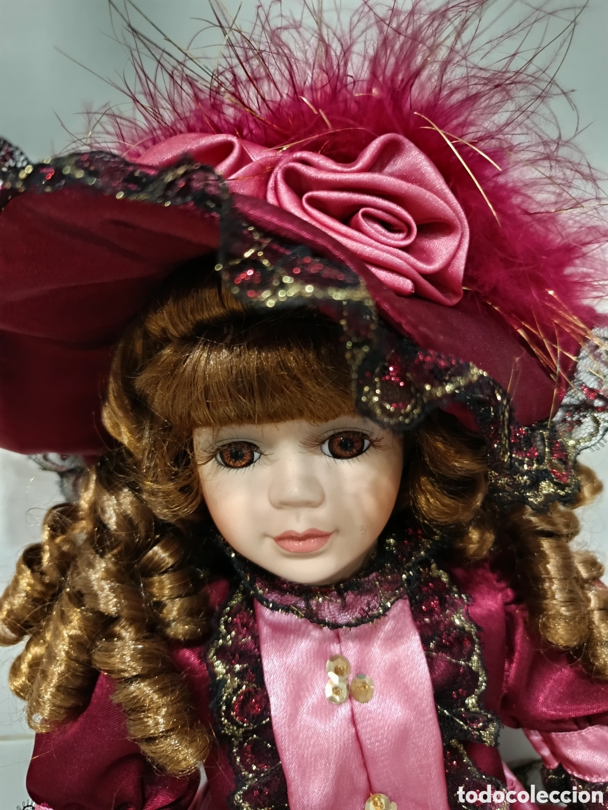 Mu&ntilde;ecas porcelana: Mu&ntilde;eca de porcelana francesa - Foto 2