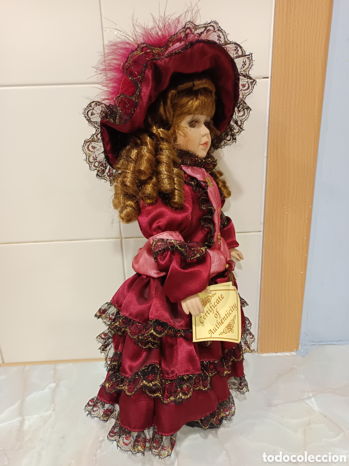 Mu&ntilde;ecas porcelana: Mu&ntilde;eca de porcelana francesa - Foto 3