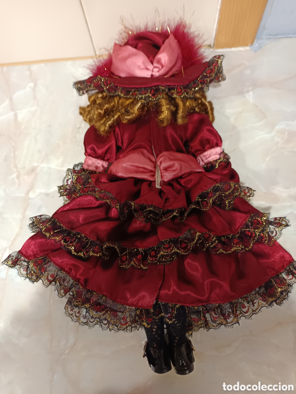 Mu&ntilde;ecas porcelana: Mu&ntilde;eca de porcelana francesa - Foto 4