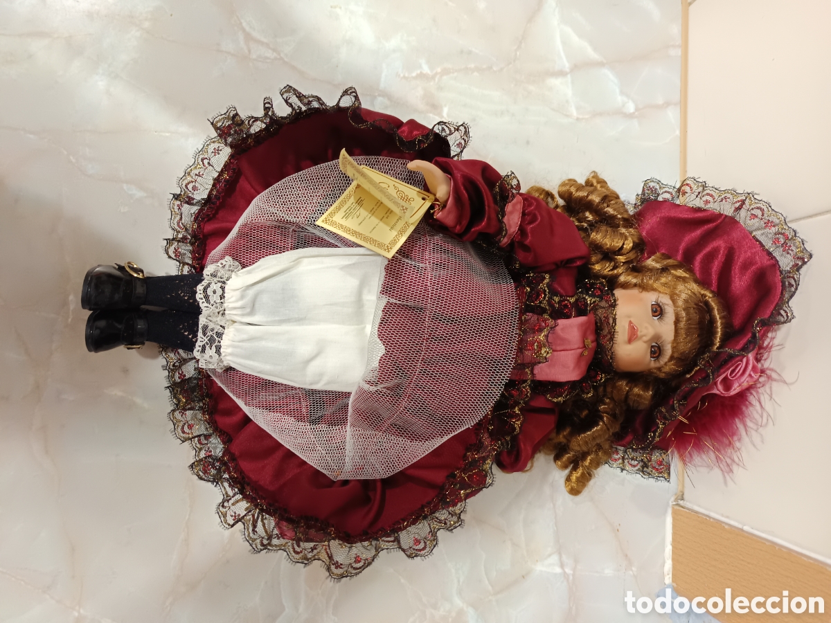 Mu&ntilde;ecas porcelana: Mu&ntilde;eca de porcelana francesa - Foto 5