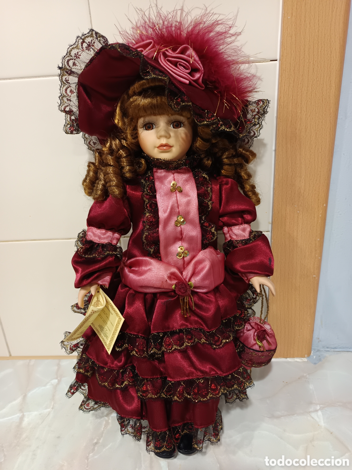 Mu&ntilde;ecas porcelana: Mu&ntilde;eca de porcelana francesa - Foto 1
