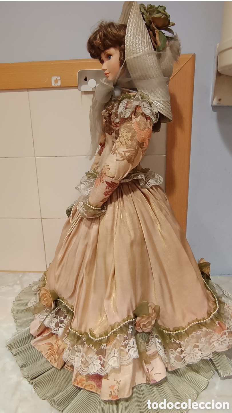 Mu&ntilde;ecas porcelana: Mu&ntilde;eca de porcelana de 70 cm - Foto 3