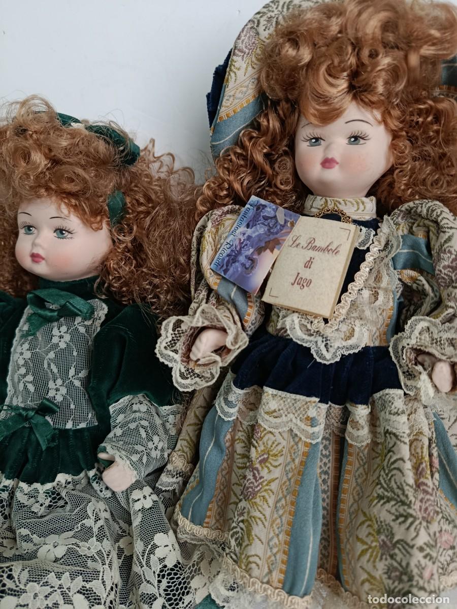 Mu&ntilde;ecas porcelana: DOS MU&Ntilde;ECAS MARCA LE BAMBOLE DI JANGO - Foto 2