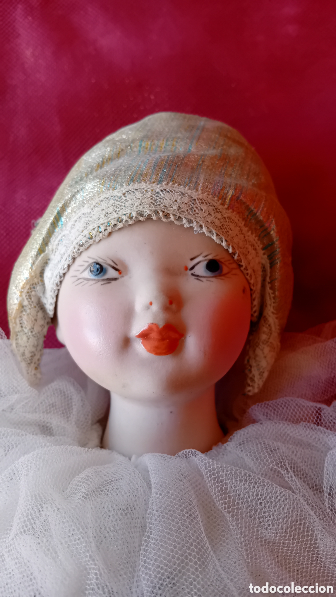 Mu&ntilde;ecas Porcelana: MU&Ntilde;ECA VINTAGE PIERROT