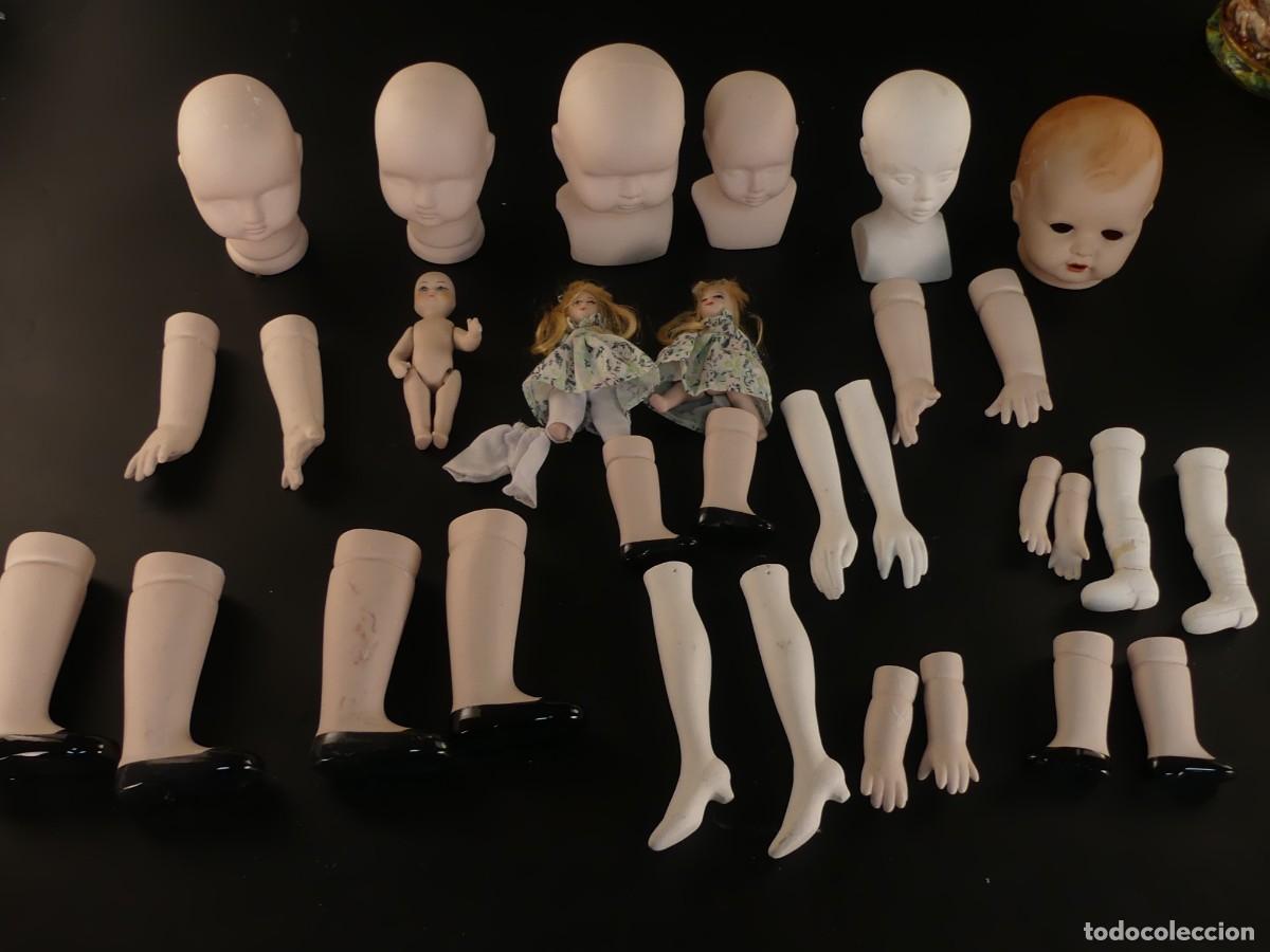 Bonecas Porcelana: PIEZAS DE PORCELANA PARA MU&Ntilde;ECAS CABEZAS PIERNAS MANOS
