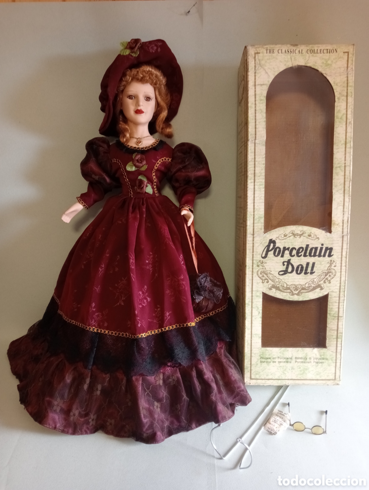 Mu&ntilde;ecas Porcelana: Antigua y preciosa mu&ntilde;eca de porcelana