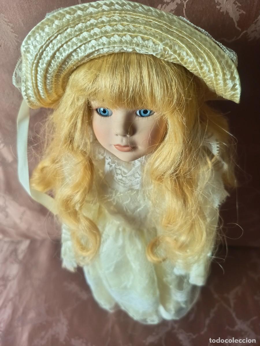 Mu&ntilde;ecas Porcelana: MU&Ntilde;ECA DE PORCELANA DE 40 CM. ESTILO VICTORIANO VINTAGE