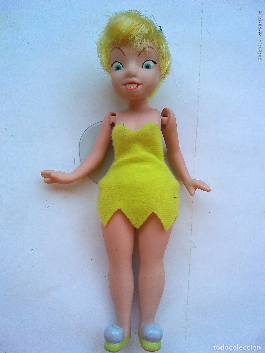 Mu&ntilde;ecas Porcelana: BONITA MU&Ntilde;ECA DE LAS PRINCESAS DE DISNEY : CAMPANILLA . DE CERAMICA CON ROPA DE TELA