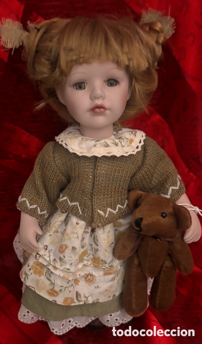 Mu&ntilde;ecas Porcelana: Lote de dos mu&ntilde;ecas de porcelana