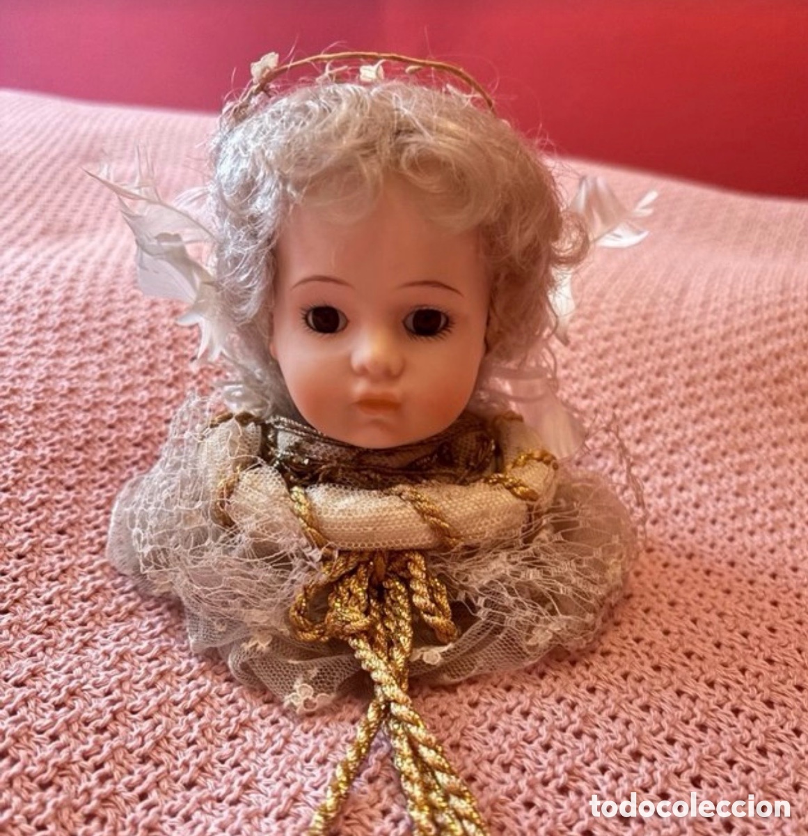 Mu&ntilde;ecas Porcelana: Precioso &aacute;ngel BRU de colecci&oacute;n