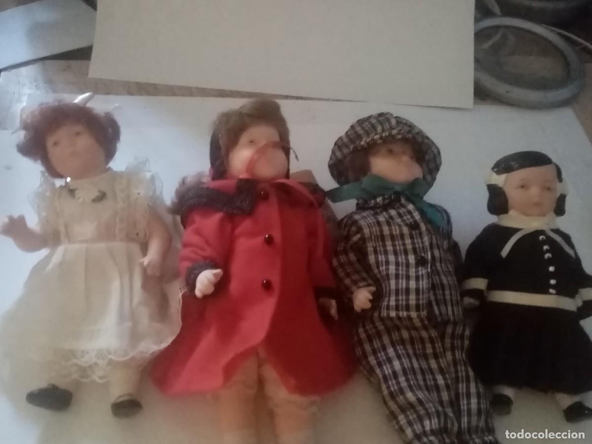 Mu&ntilde;ecas Porcelana: 4 REPRODUCIONES DE ANTIGUA MU&Ntilde;ECAS EN PORCELANA