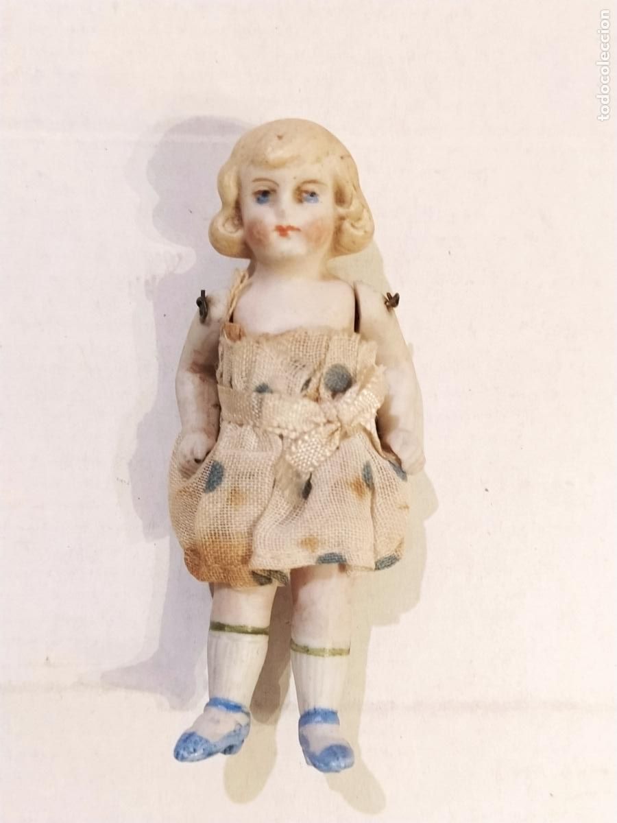 Mu&ntilde;ecas Porcelana: MU&Ntilde;ECA ANTIGUA DE PORCELANA - TAMANO PEQUE&Ntilde;O - VER FOTOS Y MEDIDAS