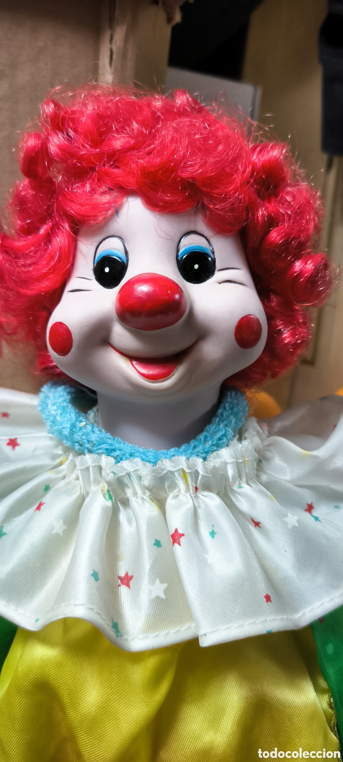 Mu&ntilde;ecas porcelana: Payaso porcelana Heritage Mint Ltd. 1989