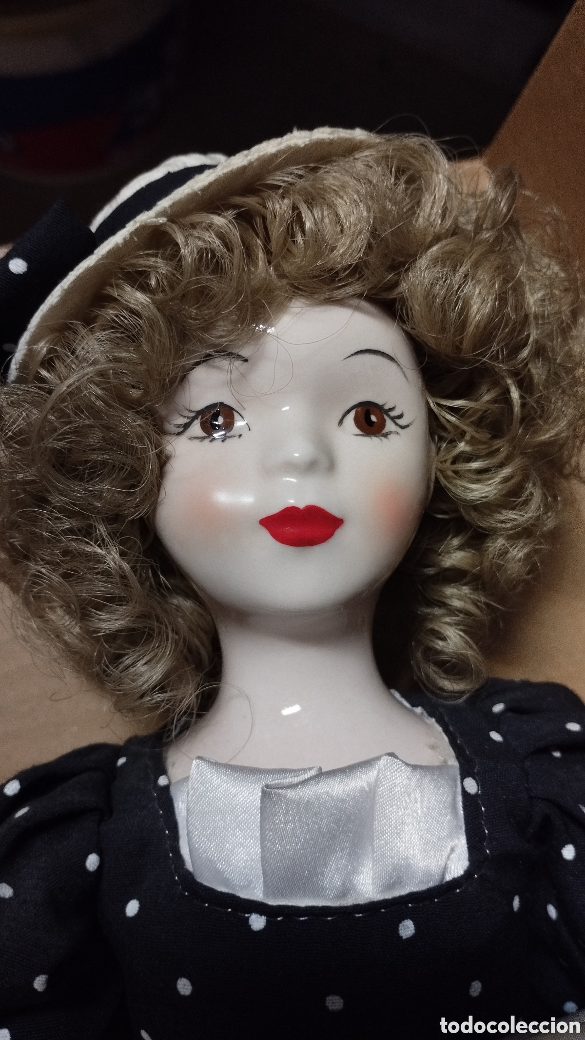 Mu&ntilde;ecas porcelana: Mu&ntilde;eca de porcelana 37cms - Foto 4