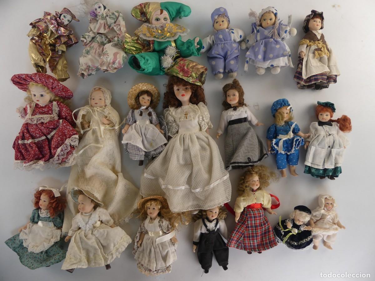 Poup&eacute;es Porcelaine: LOTE DE 20 MU&Ntilde;ECAS DE PORCELANA