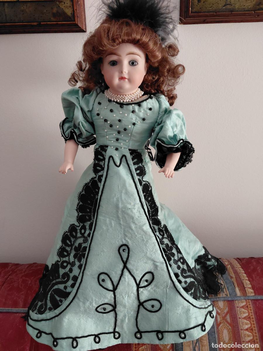 Mu&ntilde;ecas porcelana: mu&ntilde;eca de porcelana, reproducci&oacute;n de antigua