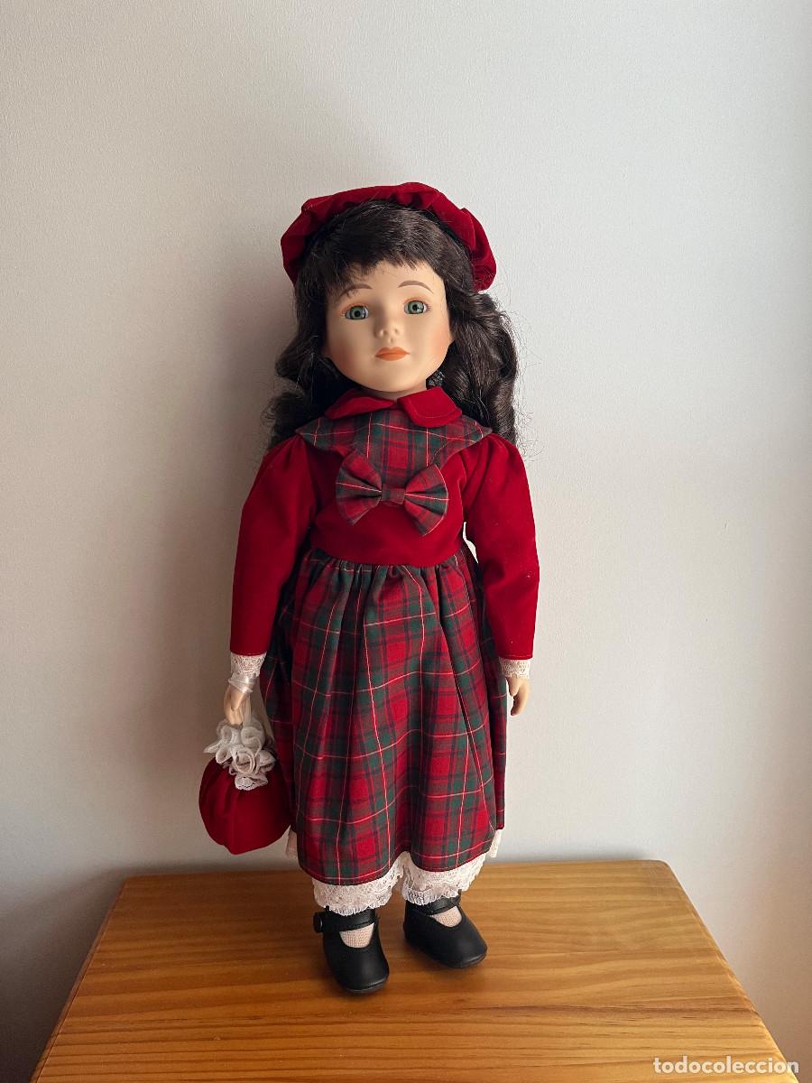 Mu&ntilde;ecas porcelana: Mu&ntilde;eca de porcelana, CHARLOTTE 1997, The Promenade Collection, 40cm, CON CAJA Y CERTIFICADO