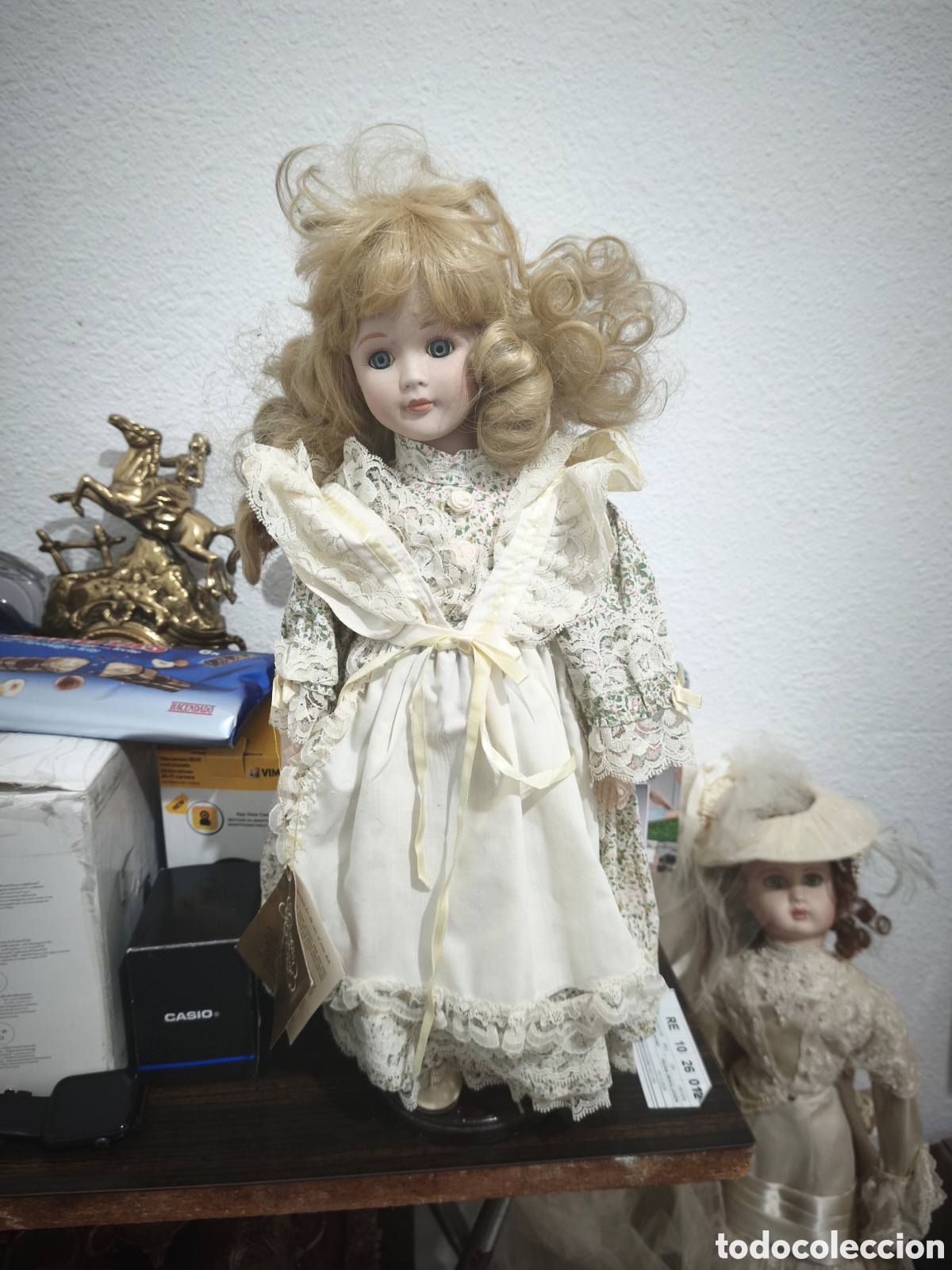 Mu&ntilde;ecas porcelana: Mu&ntilde;eca de Porcelana Franklin Heirloom Dolls (Coleccionista)
