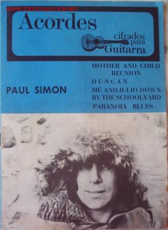 Catalogues de Musique: ACORDES PARA GUITARRA DE CANCIONES DE PAUL SIMON