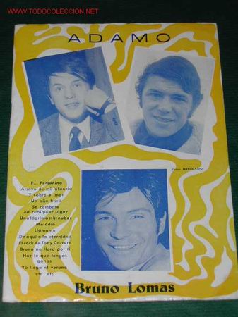 Cat&aacute;logos de m&uacute;sica: ADAMO, Engelbert Humperdink, Bruno Lomas. SUS RECIENTES &Eacute;XITOS - Foto 1