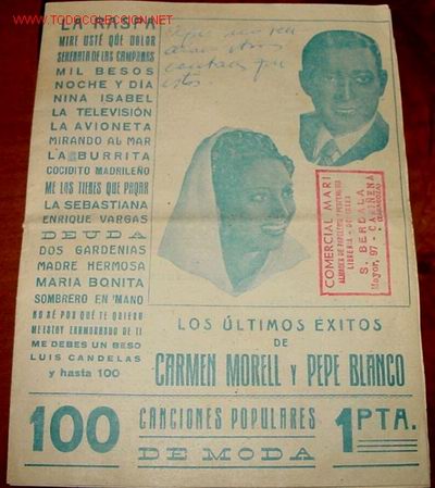Cat&aacute;logos de m&uacute;sica: ANTIGUO CANCIONERO - Foto 1
