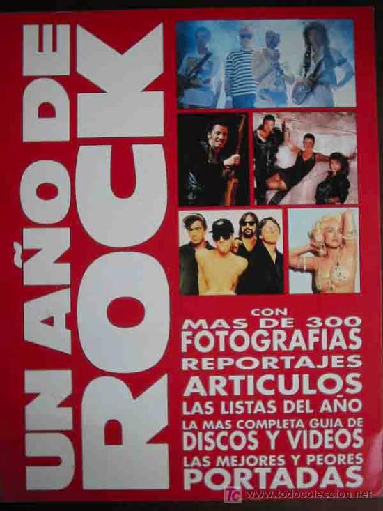 Cat&aacute;logos de M&uacute;sica: UN A&Ntilde;O DE ROCK. 1992