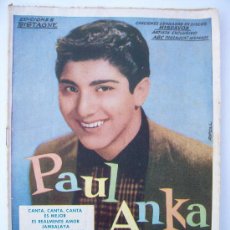 Catálogos de Música: CANCIONERO PAUL ANKA, EDICIONES BISTAGNE. Lote 21002637