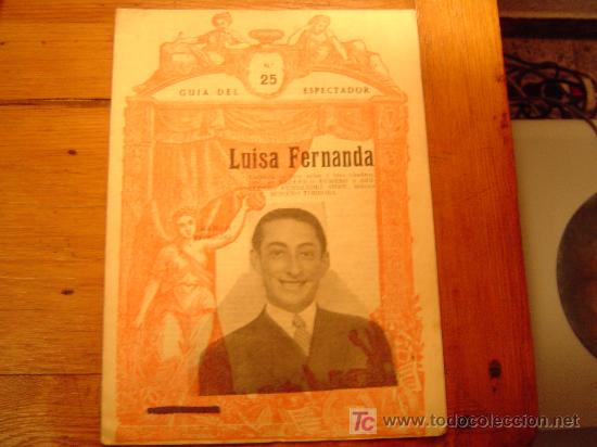 Catalogues de Musique: Luisa Fernanda Guia del espectador n&ordm;25
