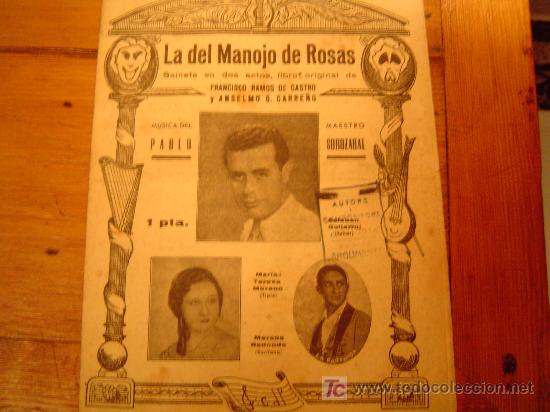 Cat&aacute;logos de m&uacute;sica: La del Manojo de Rosas - Foto 1