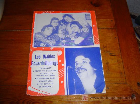 Cat&aacute;logos de M&uacute;sica: Cancionero m&uacute;sica Los Diablos y Eduardo Rodrigo.