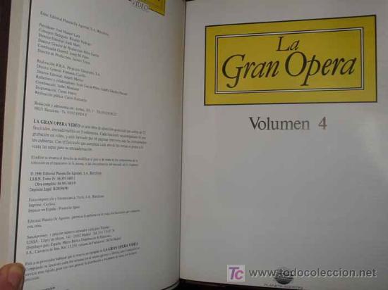 Cat&aacute;logos de m&uacute;sica: LA GRAN &Oacute;PERA - Foto 2