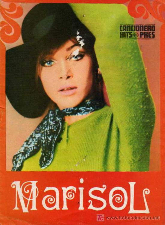 Catalogues de Musique: CANCIONERO HITS PRES, MARISOL, EDT. PRESIDENTE, BARCELONA, 1970