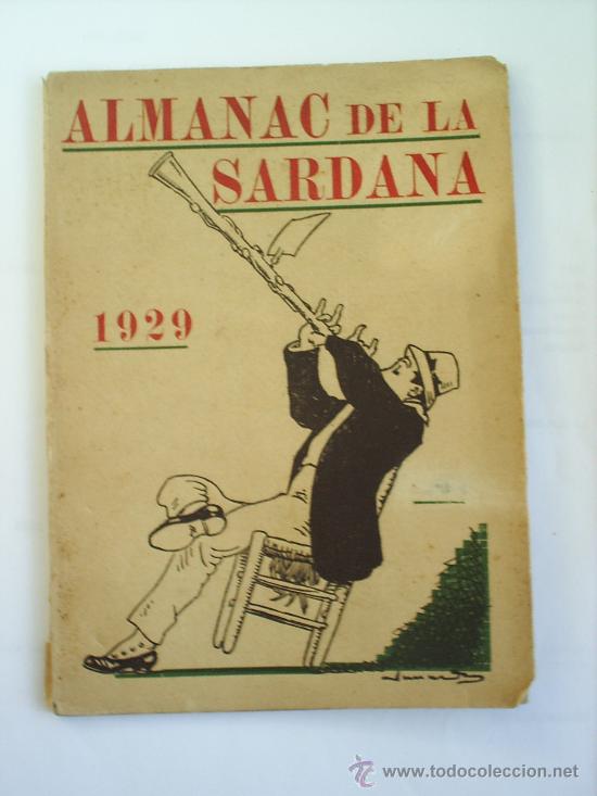 Cat&aacute;logos de m&uacute;sica: almanacde la sardana 1929 - Foto 1