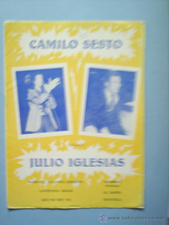 Cat&aacute;logos de M&uacute;sica: CAMILO SESTO- JULIO IGLESIAS