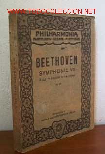 Cat&aacute;logos de M&uacute;sica: BEETHOVEN - SYMPHONIE VII