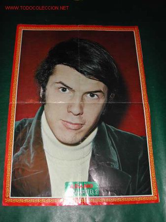 Catalogues de Musique: Poster ADAMO procedente de la publicaci&oacute;n Musicartel