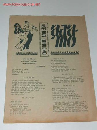 Cat&aacute;logos de m&uacute;sica: MUSICARTEL ADAMO - Foto 2