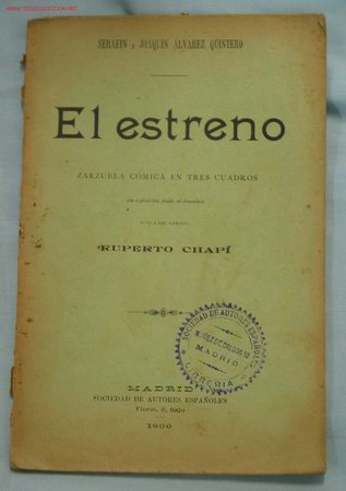 Catalogues de Musique: EL ESTRENO