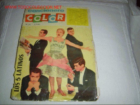 Cat&aacute;logos de M&uacute;sica: Cancionero Color (1961)